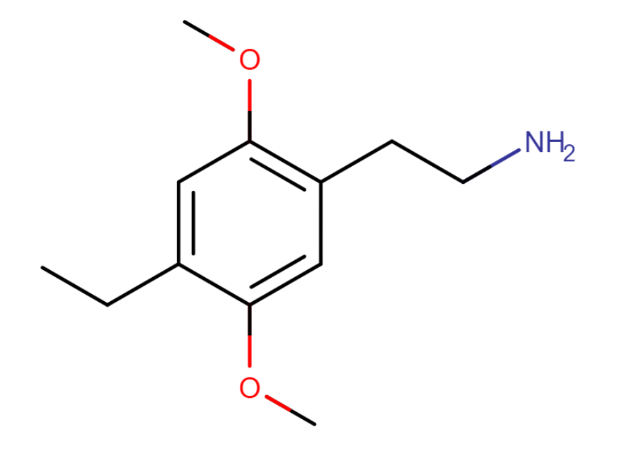 Chemical structure of an aromatic compound featuring a benzene ring, hydroxyl, and amino groups.