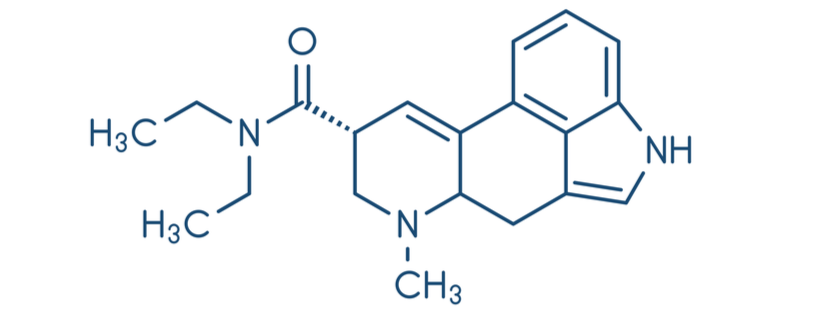Chemical structure featuring a peptide bond, with carbon, nitrogen, and oxygen atoms arranged in a complex configuration.